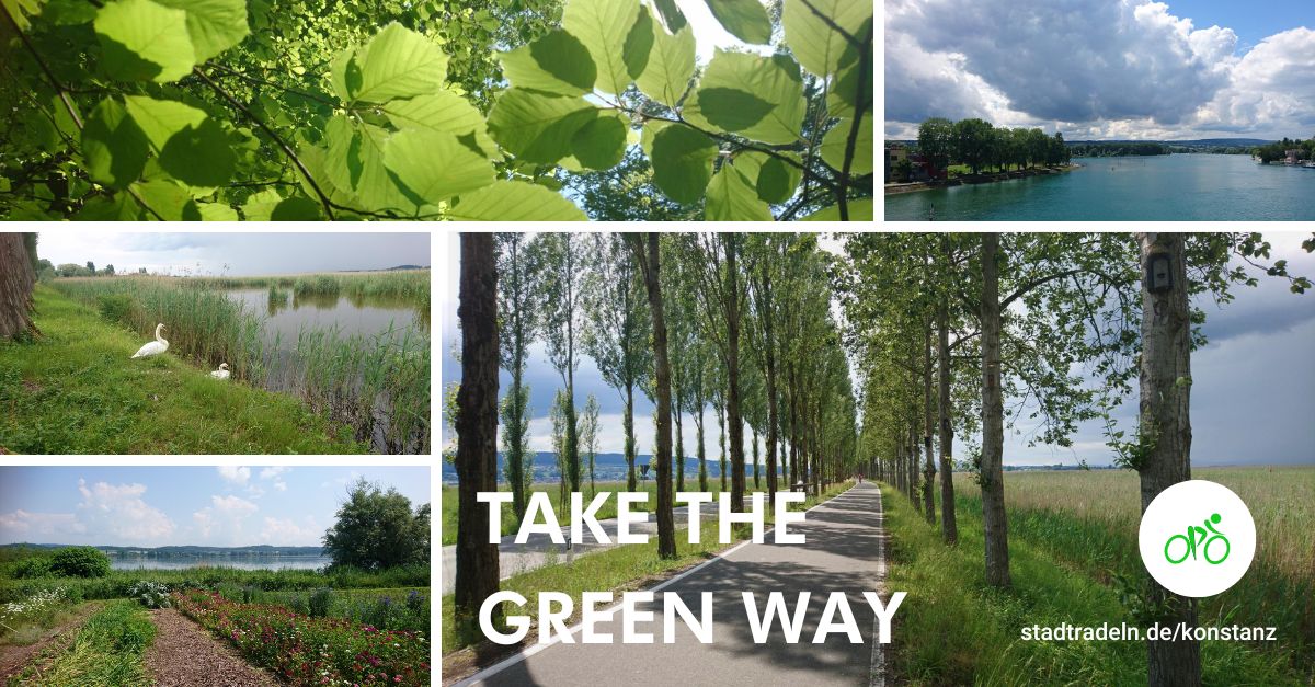 Take the green way // Stadtradeln Konstanz 
