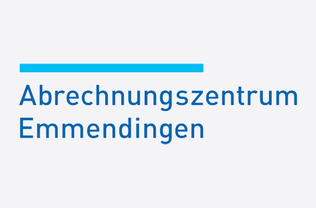 Abrechnungszentrum Emmendingen mit Logo und Hintergrund